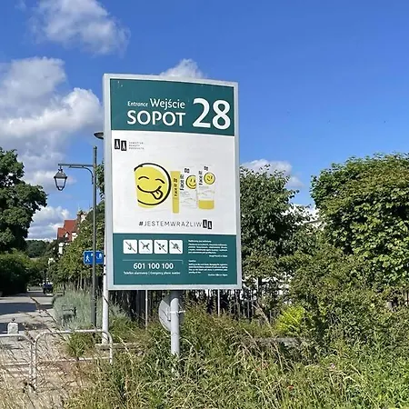 Nowoczesny W Sopocie Lägenhet